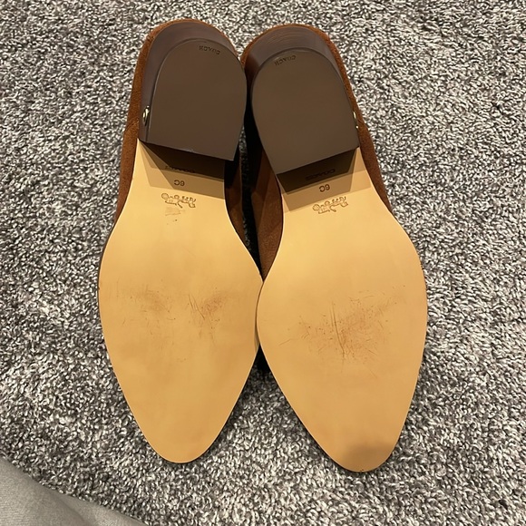 Coach booties Brown Suede - Picture 5 of 6